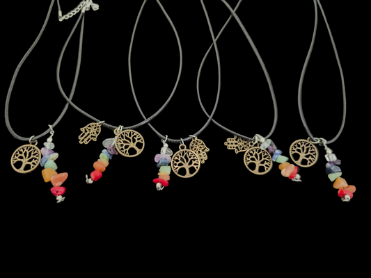 Chakra Tree of life necklaces